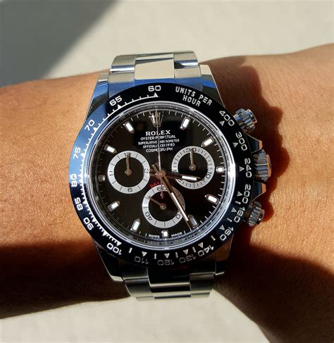 rolex daytona ceramic wrist|Rolex daytona black ceramic bezel.